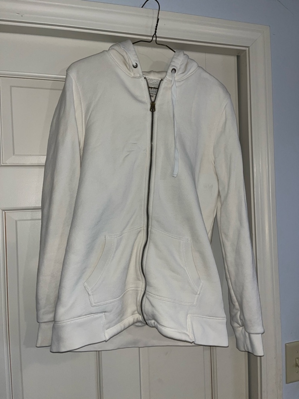 J crew Full-Zip Sherpa Fleece Hoodie with Drawstring Hood